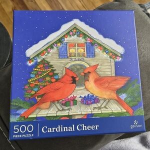 500 Piece Puzzle Cardinal Cheer